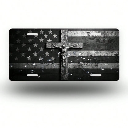 2D Flat- [Openable] 2D Flat Car P License Plate, License Plate, License Plate Cover And Frame, Fun Standard License Plate Novelty Decoration Men/Women/Boys/Girls Car 6* 12inch