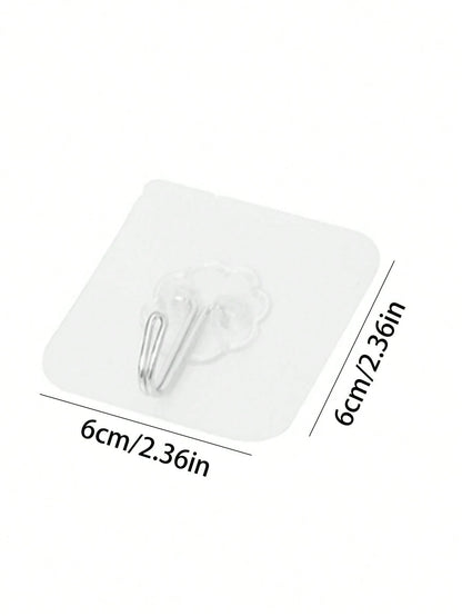 2pcs [1 Bag + 1 Hook] Felt Hanging Fashion Glasses Storage Bag, Multi-Compartment Storage Pocket, Door-Hanging Design, Space-Saving Wall-Mounted Storage Bag, Suitable For Glasses, Jewelry, Hair Access
