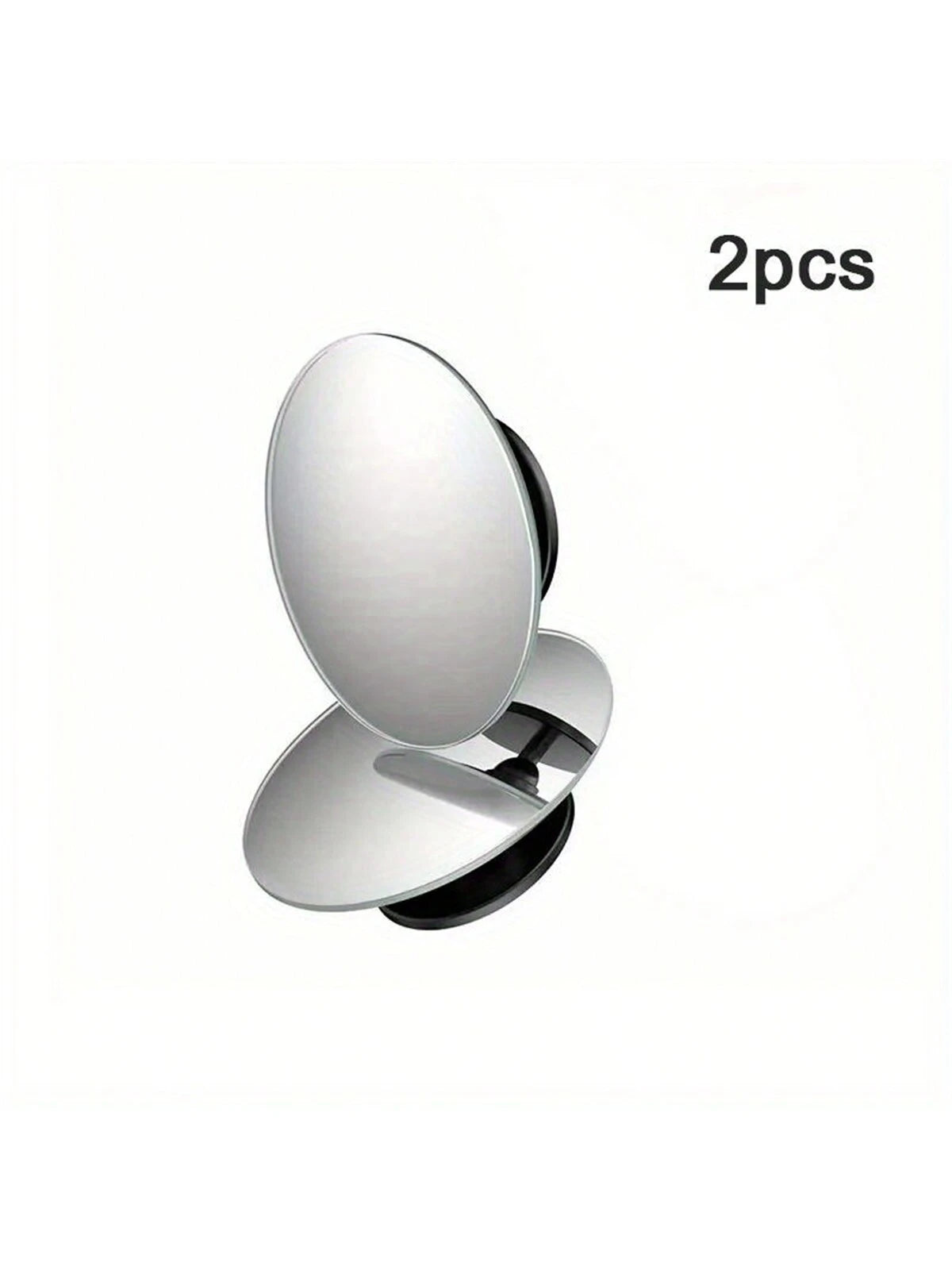 2pcs/4pcs Adjustable Car Blind Spot Mirror, 360° Wide Angle Side View Mirror, Compact Frameless Round Rearview Mirror