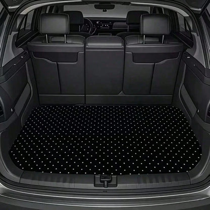 2pcs/4pcs Polka Dot Pattern Car Floor Mats- Fashionable, Anti-Pollution, Anti-Slip, Easy To Clean, Fit For All Vehicles, Front & Rear Seat Mats, Protective Car Mats Against Dirt And Dust, Suitable F
