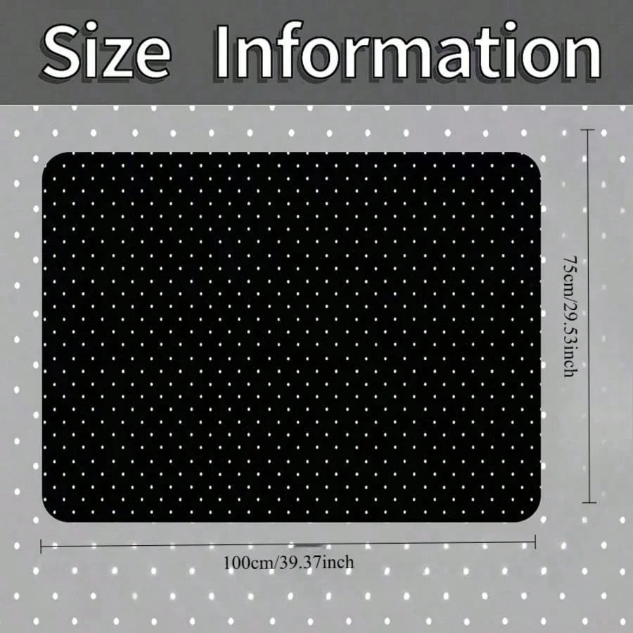 2pcs/4pcs Polka Dot Pattern Car Floor Mats- Fashionable, Anti-Pollution, Anti-Slip, Easy To Clean, Fit For All Vehicles, Front & Rear Seat Mats, Protective Car Mats Against Dirt And Dust, Suitable F