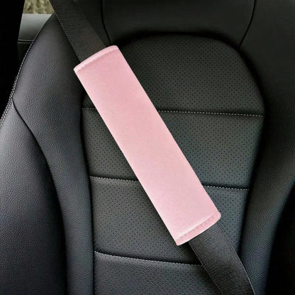 2pcs Car Belt Shoulder Pads, Automotive Interior Accessories, Unisex Car Seat Belt Protector Covers, Soft Comfortable & Breathable, Essential For Summer,Car Accessories