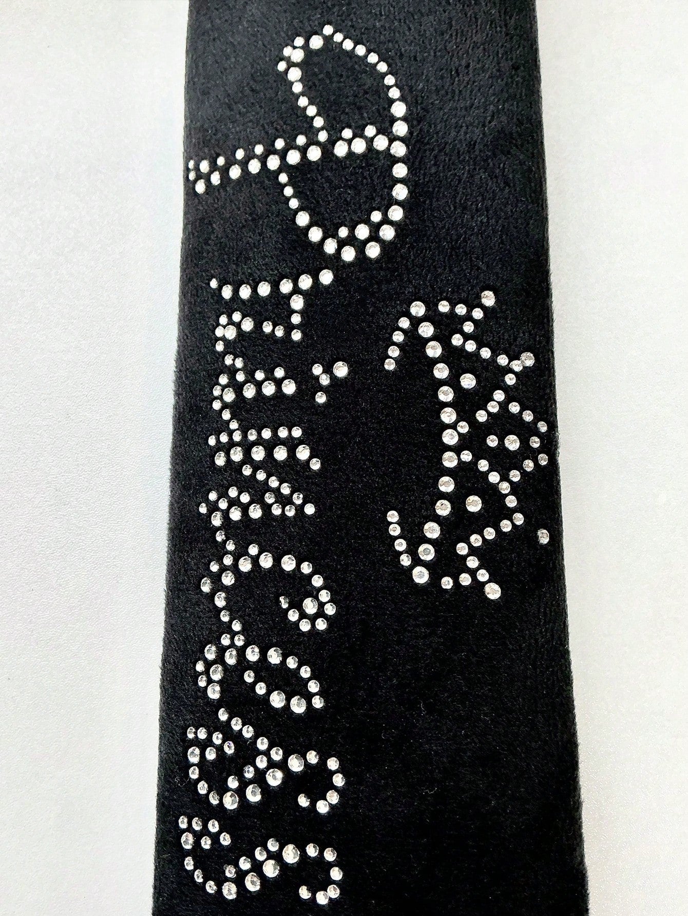 2pcs Car Seat Belt Diamond Padded Shoulder Strap Cover Decoration Set