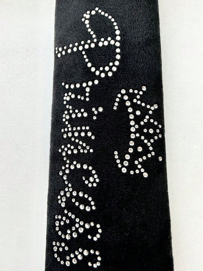 2pcs Car Seat Belt Diamond Padded Shoulder Strap Cover Decoration Set