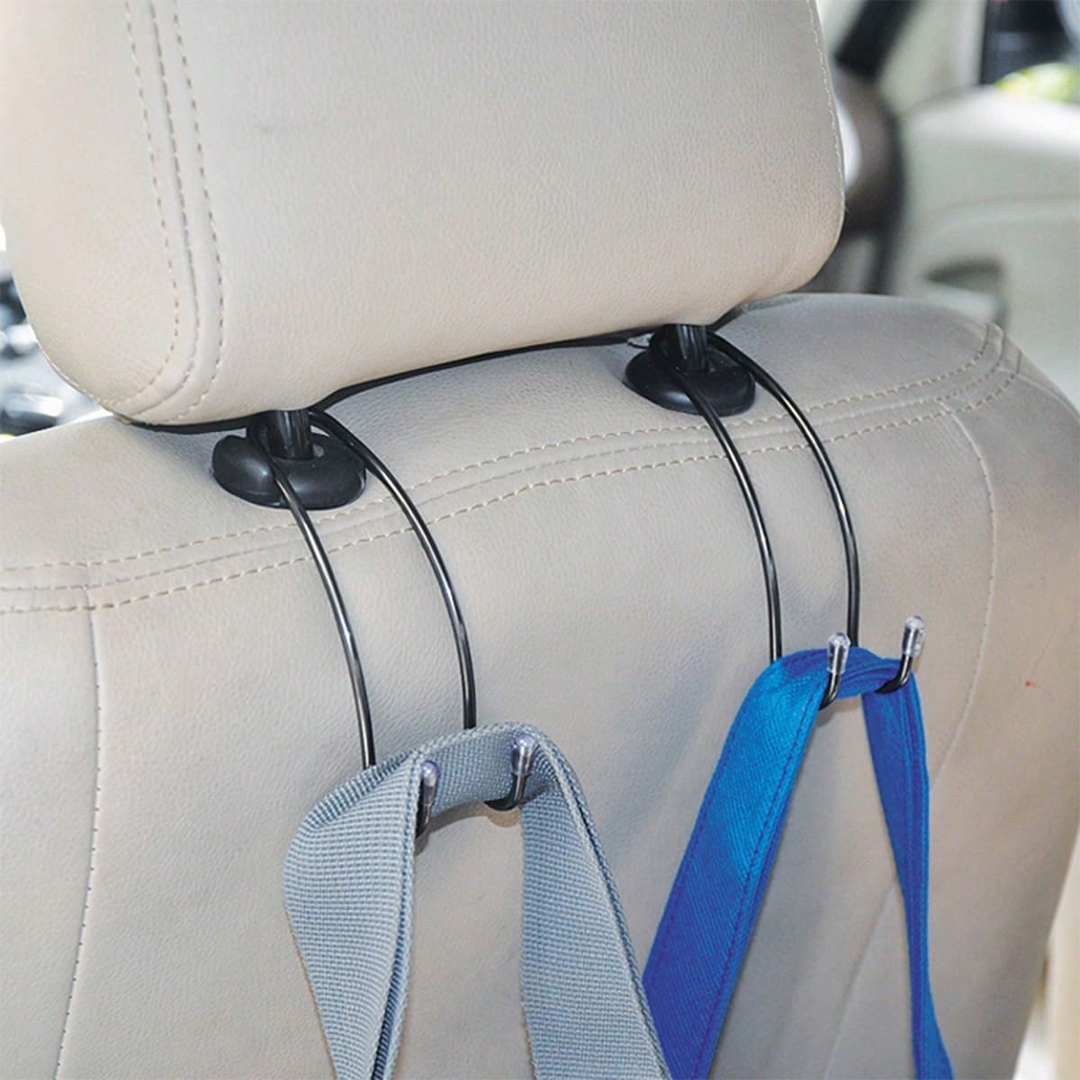 2PCS Car Seat Hook Auto Hidden Back Seat Headrest Hanger For Handbag Shopping Bag Coat Storage Hanger Car Accessories Hook Organizer