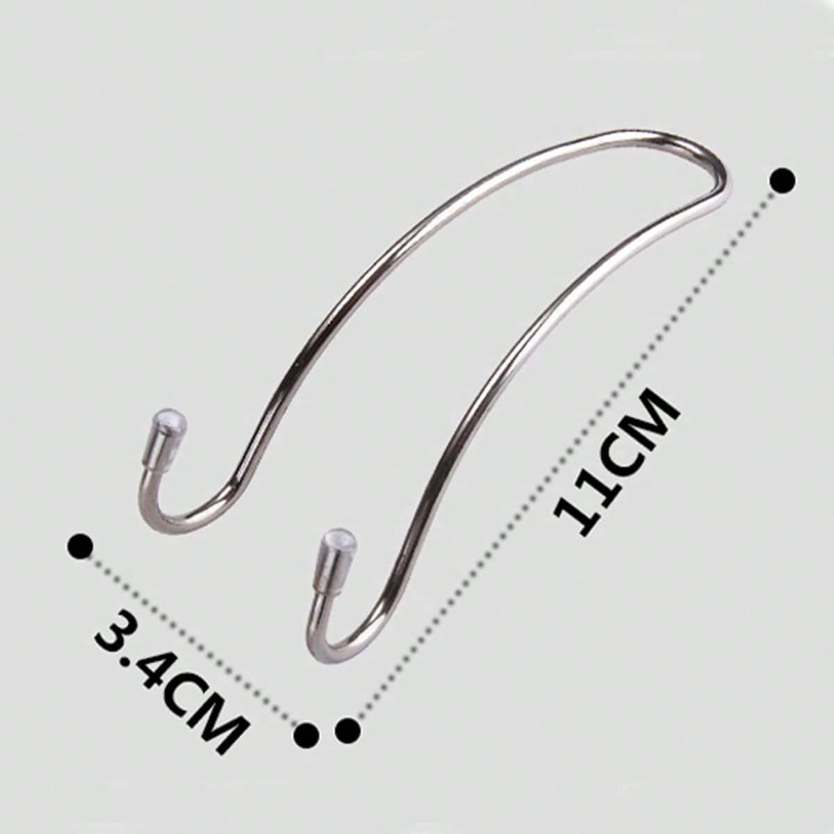 2PCS Car Seat Hook Auto Hidden Back Seat Headrest Hanger For Handbag Shopping Bag Coat Storage Hanger Car Accessories Hook Organizer