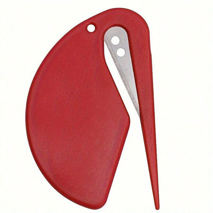 2PCS Compact Plastic Letter Opener - Durable, Multifunctional, Perfect For School And Office Supplies - Available In Vibrant Colors