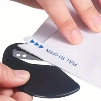2PCS Compact Plastic Letter Opener - Durable, Multifunctional, Perfect For School And Office Supplies - Available In Vibrant Colors