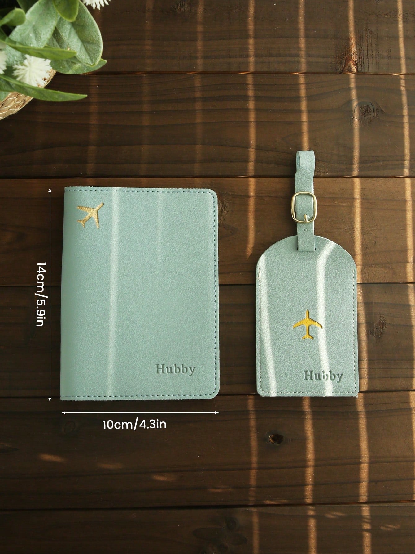2PCS Custom Name Passport Holder And Luggage Tag Set, Personalized Leather Passport Cover, Customized Maroon Travel Accessories, Portable Travel Set