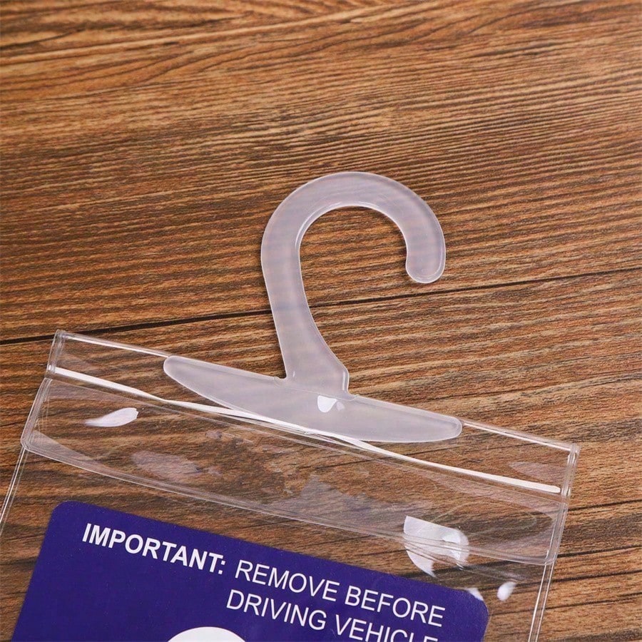 2pcs Disabled Slogan Sign PVC Hook Bag, Parking Sign Bag, Disability Card Card Car Hanging Bag Keep You Handicap Parking Placard