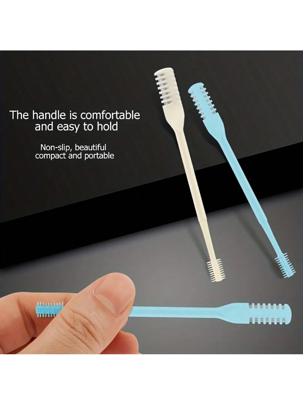 2pcs Double-Sided Knife Nose Hair Trimmer With Storage Box, Portable Manual Nose Hair Removal Razor Kit For Men & Women, Washable 360-Degree Rotating Nose Hair Groomer- Nose Care Tools, Hair Products