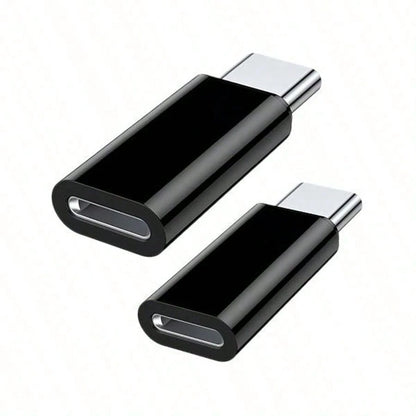 2pcs For Lightning Female To Usb Type-C Male Adapter Compatible With Apple, Charging Head (Charging Only!!), Not For Data/Audio Etc. Only Suitable For Charging, Otherwise It May Not Be Supported, Ple