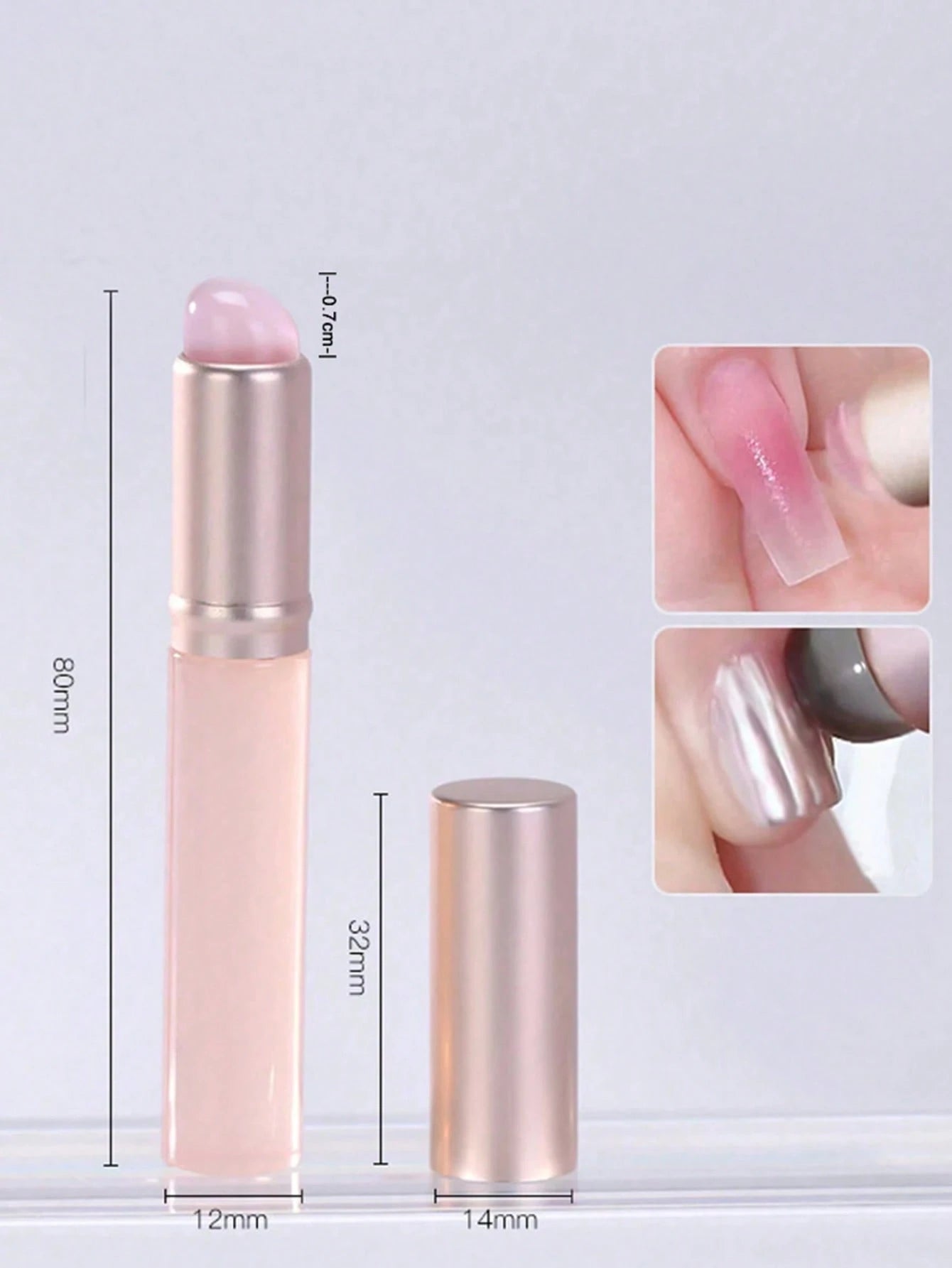 2pcs Mini Silicone Lip Brushes With Lid- Lipstick Brush, Concealer Brush, Lip Mask Applicator, Lip Gloss Brush- Convenient Travel Makeup Brushes,Giveaways