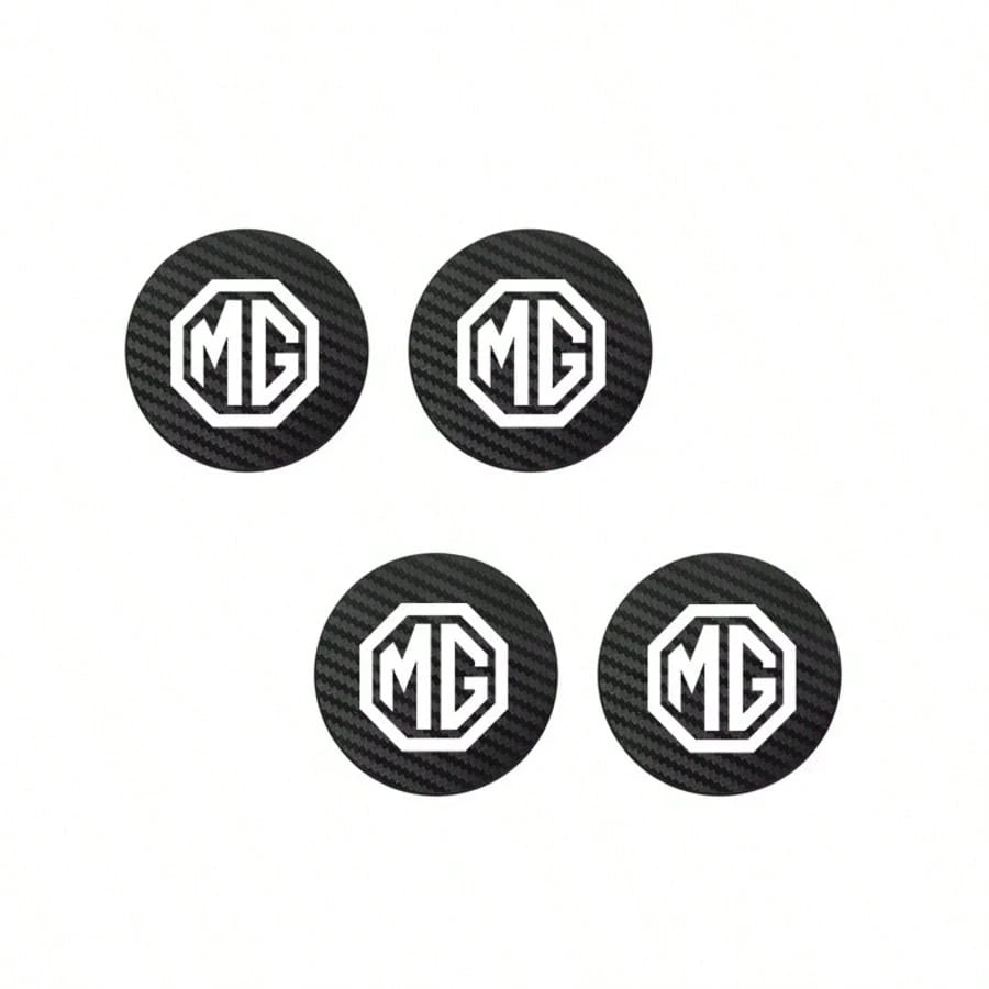 2PCS Or 4PCS Style Carbon Fiber Car Cup Coasters Anti-Slip Vehicle Cup Holder Inserts For Car Interior Accessories For MG, ZS, HS, MG4 Car Accessories