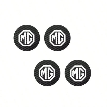 2PCS Or 4PCS Style Carbon Fiber Car Cup Coasters Anti-Slip Vehicle Cup Holder Inserts For Car Interior Accessories For MG, ZS, HS, MG4 Car Accessories