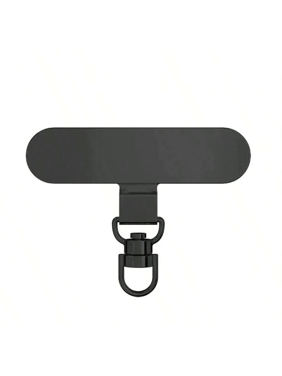 2pcs Rotatable Stainless Steel Phone Holder With Ultra-Thin Metal Pad And Safety Lanyard, Multi-Pack- 360° Rotatable Phone Stand Accessory