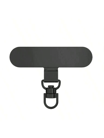 2pcs Rotatable Stainless Steel Phone Holder With Ultra-Thin Metal Pad And Safety Lanyard, Multi-Pack- 360° Rotatable Phone Stand Accessory
