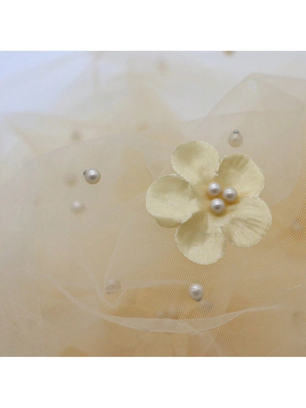 2pcs/Set Baby Pearl Wrap, With Headband, Newborn Photography Props, Floral Wrap, Chiffon Pearls, DIY Baby Boy/Girl Photo Shoot Blanket, Baby Shower Easter Gift