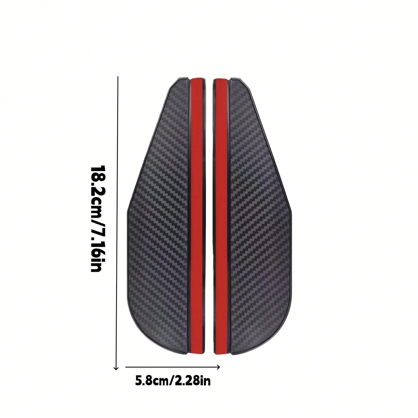 2pcs/Set Car Rearview Mirror Waterproof Protective Film, Transparent Rain-Proof Membrane, Auto Accessories