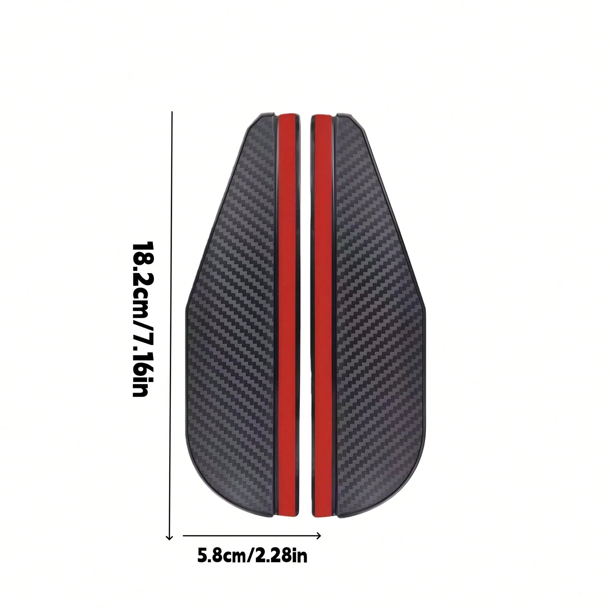 2pcs/Set Car Rearview Mirror Waterproof Protective Film, Transparent Rain-Proof Membrane, Auto Accessories