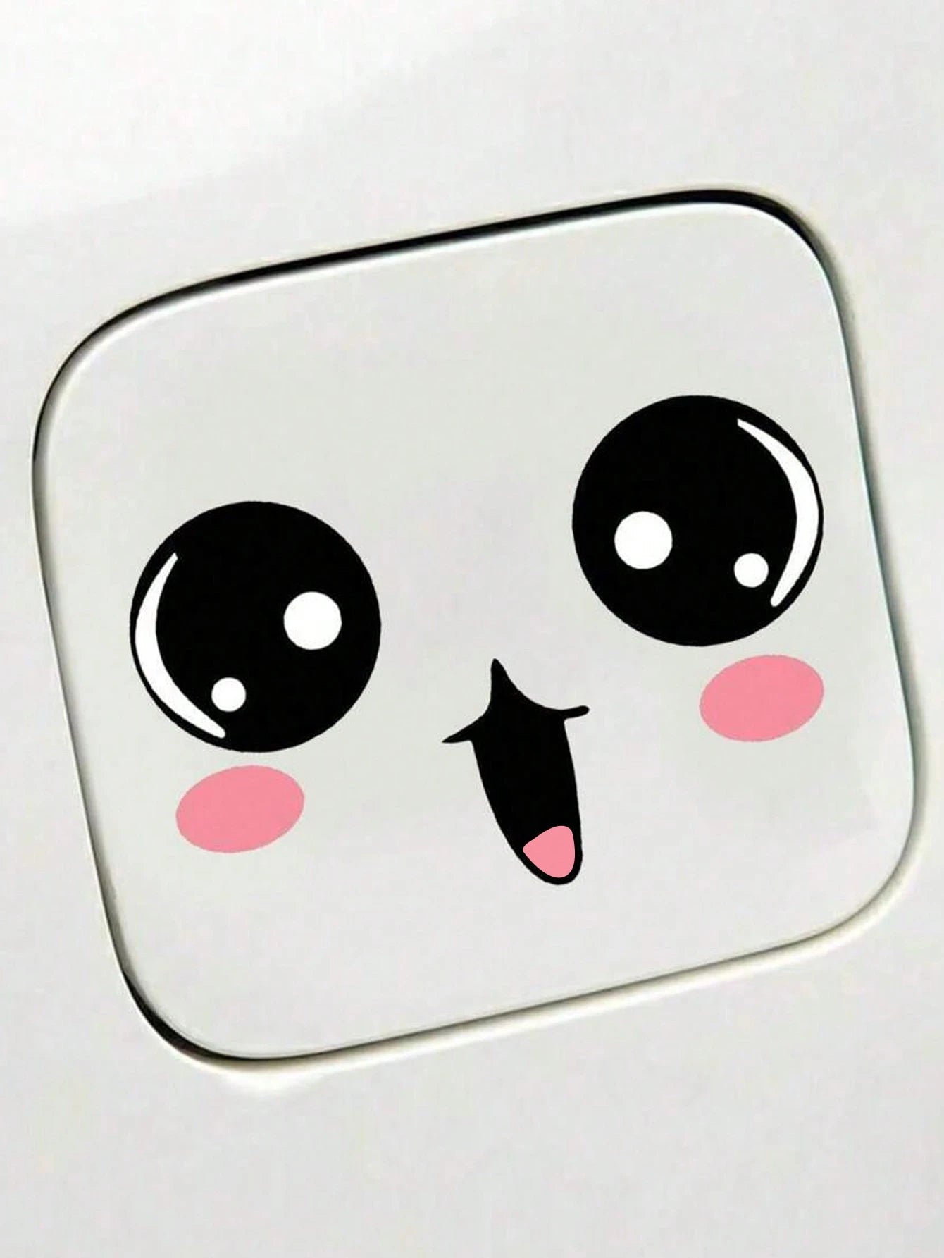 2pcs/Set Cartoon Big Eyes Car Mirror Sticker
