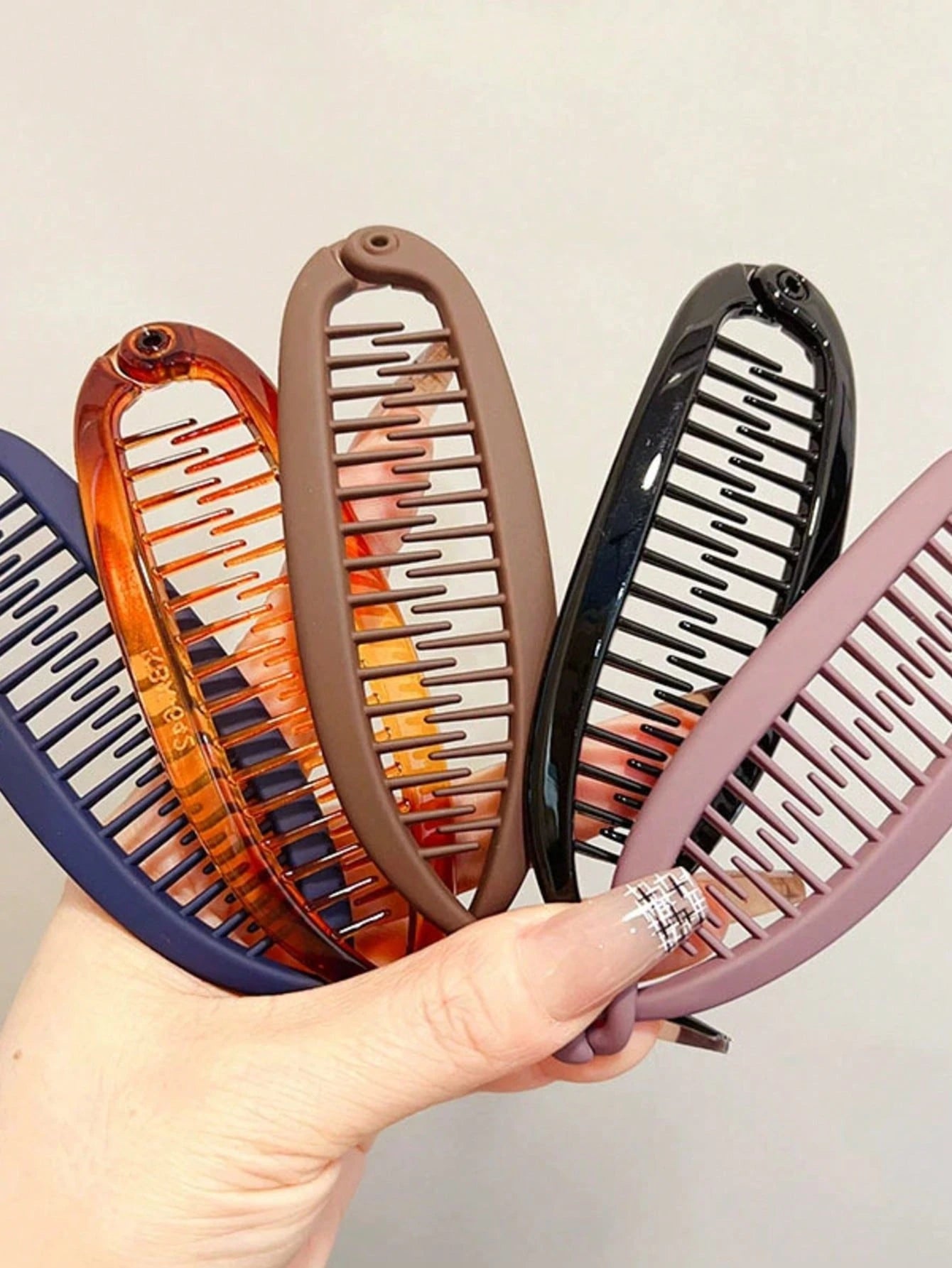 2pcs/Set Comb Wave Hair Clips, Beach Party Ponytail Clips, Hair Bun Maker, Banana Hair Clips Back To School Hair