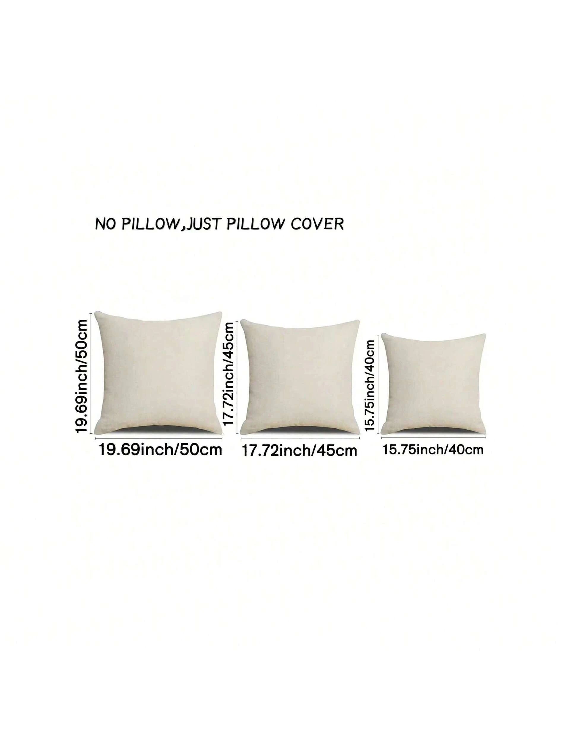 2pcs Summer Pillow Covers, Daisy & Bee Pattern, Farmhouse Style, Seasonal Summer Pillow Shams, Sofa Decor, Yellow, Single-Sided, Pillow Insert Not Included