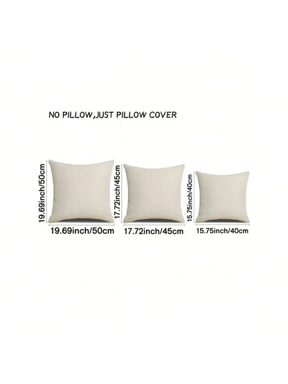 2pcs Summer Pillow Covers, Daisy & Bee Pattern, Farmhouse Style, Seasonal Summer Pillow Shams, Sofa Decor, Yellow, Single-Sided, Pillow Insert Not Included