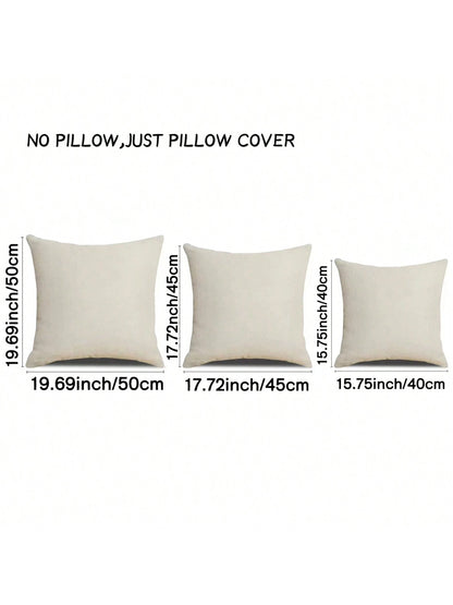 2pcs Summer Pillow Covers, Daisy & Bee Pattern, Farmhouse Style, Seasonal Summer Pillow Shams, Sofa Decor, Yellow, Single-Sided, Pillow Insert Not Included