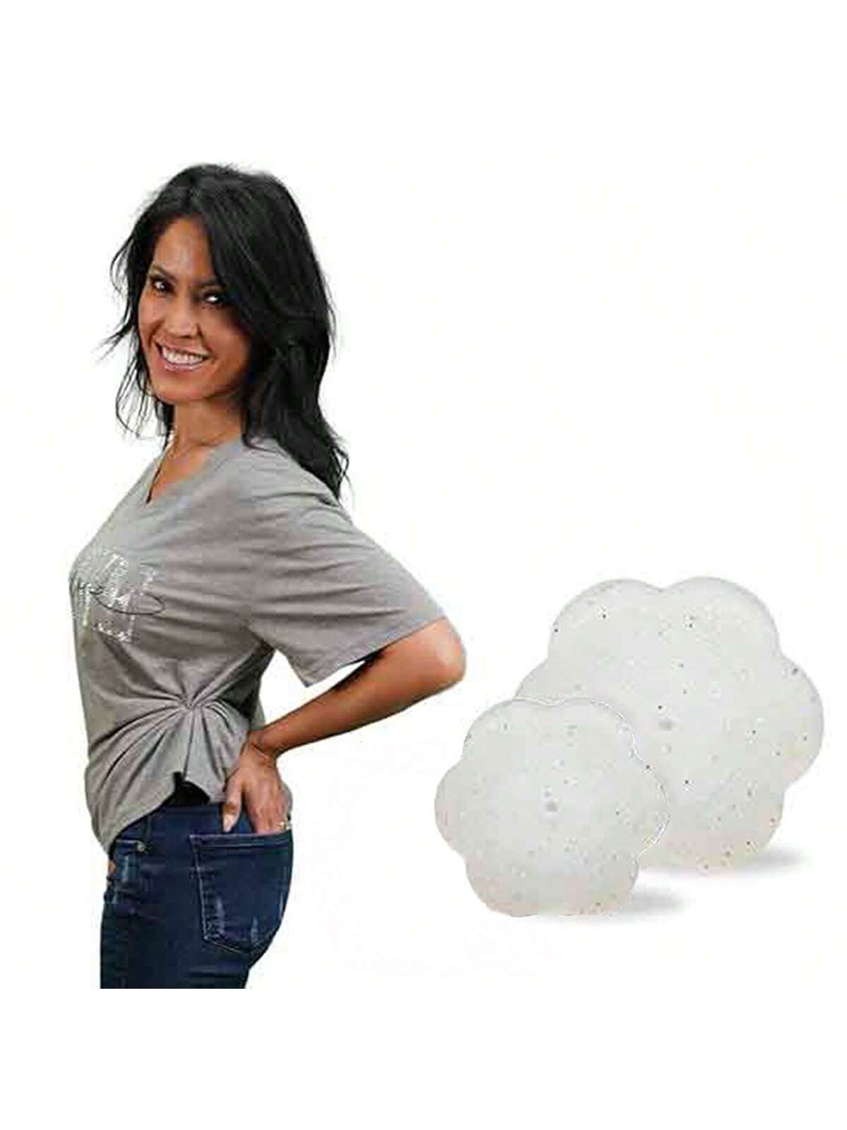 2pcs Women's Clothing Buttons (1.3in And 1.9in), Used To Fix Short Sleeves Or Skirts, Clothing Fixing Buttons,Used For Organizing Buttons On Short And Long Sleeves During Outdoor Activities, Travel, A