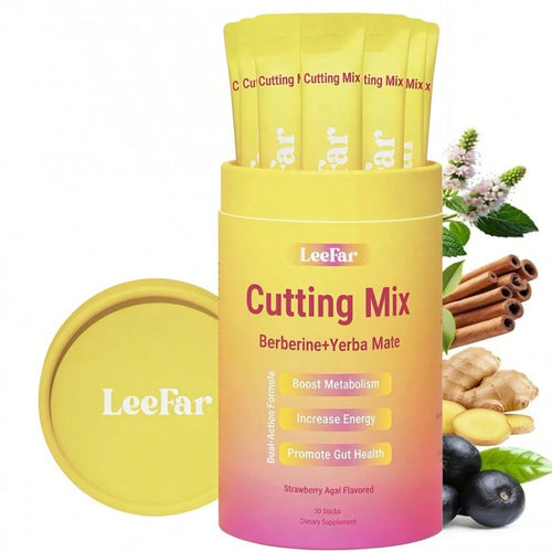 30 Capsules Of LeeFar Metabolic Blend Powder- Cutting Drink Mix- Berberine, Chromium, FOS, Yerba Mate