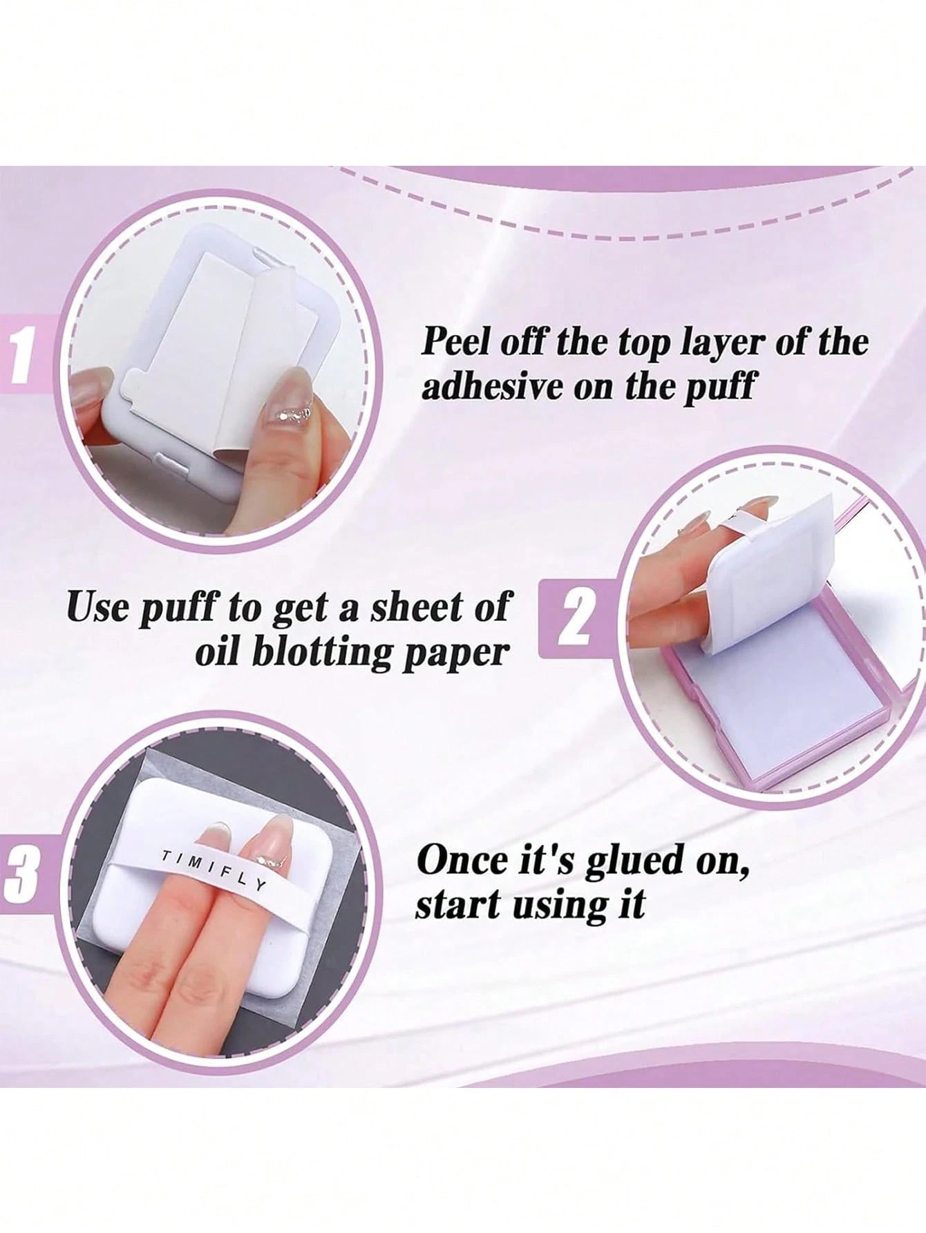 300/200/100PCS Facial Oil Control Paper + Square Powder Puff + 1 Mirror, Oil Absorption Control, Refreshing And Portable Facial Suction Cup, Can Absorb Excess Oil On The Face, Suitable For Men, Women