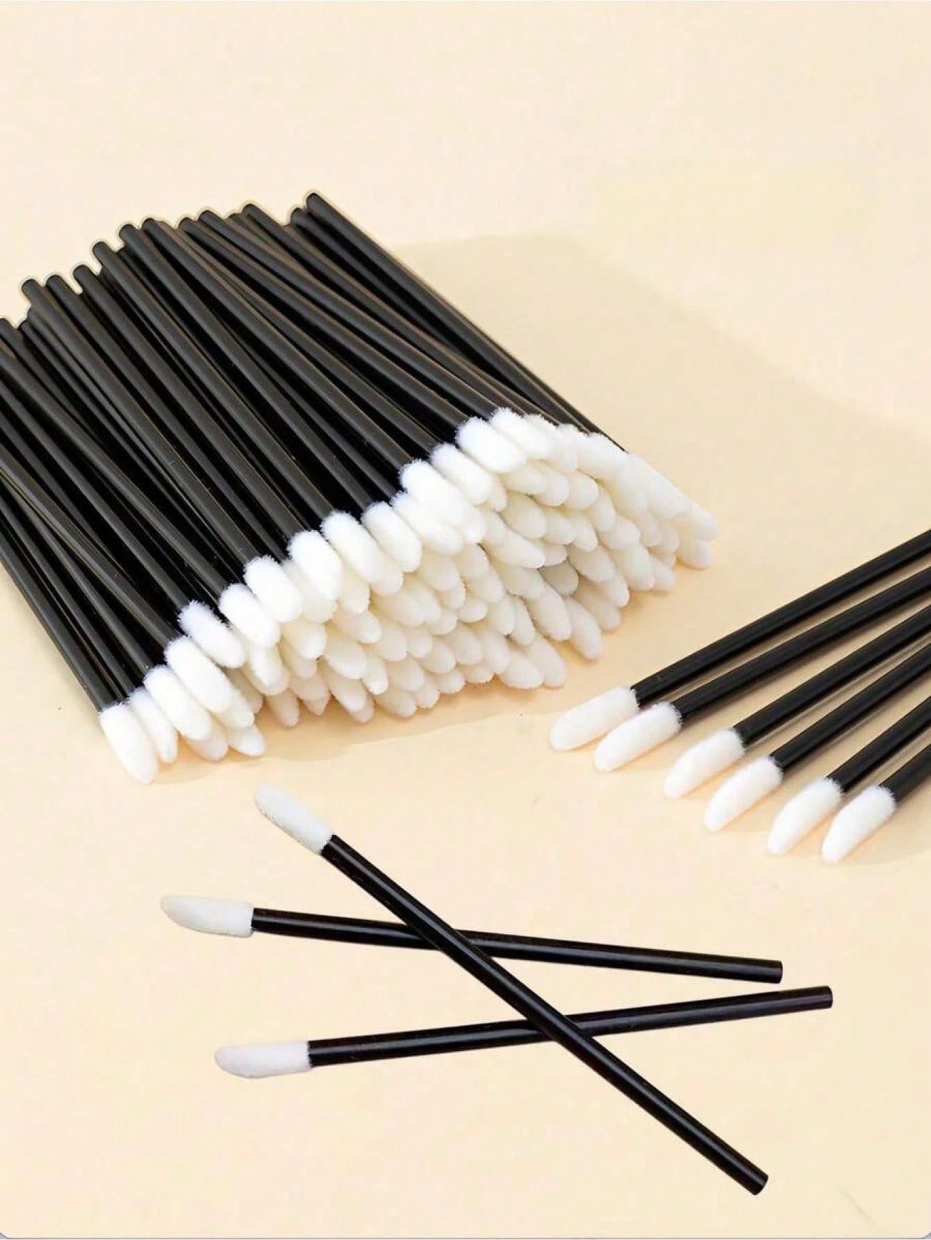 300/200/100pcs Makeup Lip Brushes, Lip Applicators, Lipstick Brushes, Lip Gloss Applicators, Mascara Brushes, Makeup Tools