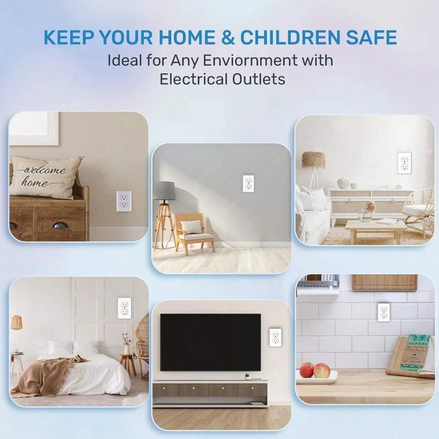 30pcs/20pcs/10pcs Power Outlet Protective Covers, For Baby Safety And Protection Against Electric Shock. Easy To Install, And Reliable