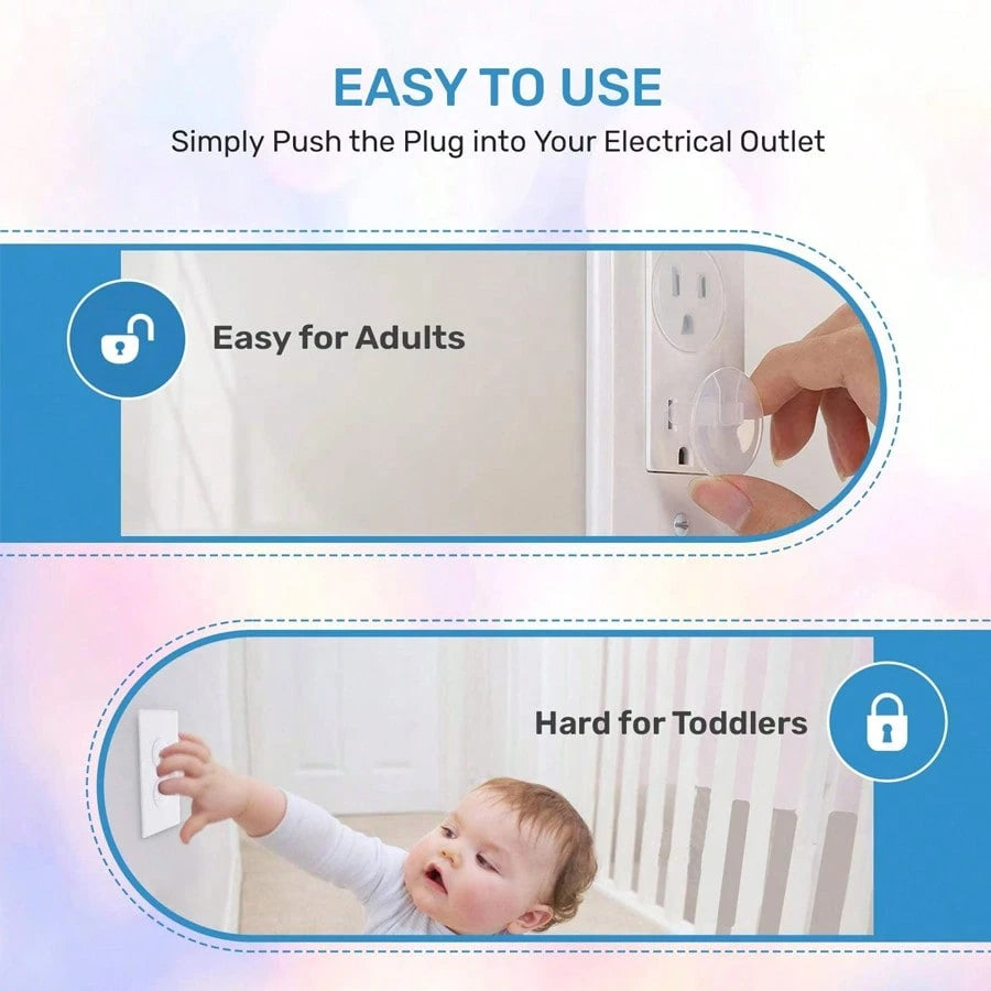 30pcs/20pcs/10pcs Power Outlet Protective Covers, For Baby Safety And Protection Against Electric Shock. Easy To Install, And Reliable