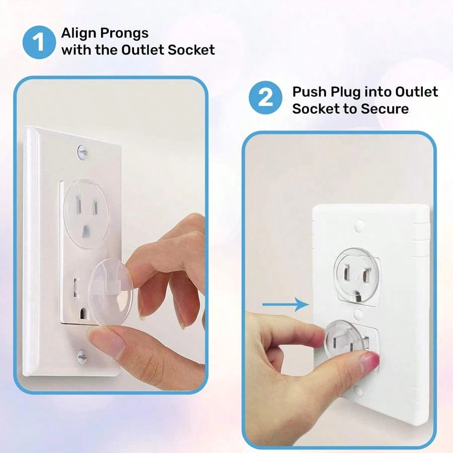 30pcs/20pcs/10pcs Power Outlet Protective Covers, For Baby Safety And Protection Against Electric Shock. Easy To Install, And Reliable