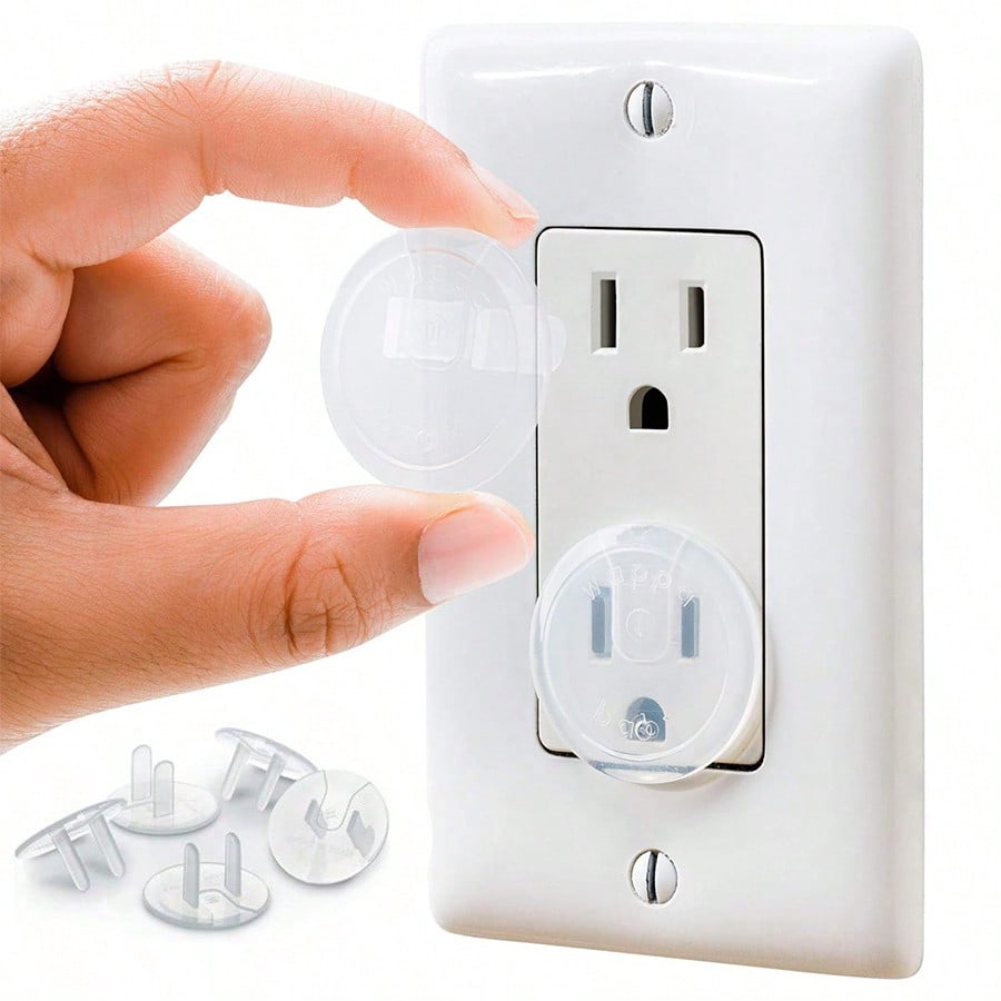 30pcs/20pcs/10pcs Power Outlet Protective Covers, For Baby Safety And Protection Against Electric Shock. Easy To Install, And Reliable