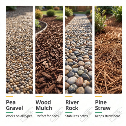 36ozMulch & Rock Glue- Advanced Landscape Stabilizer, Clear Gravel Binder For Mulch, Pea Gravel & Stones, Long-Lasting Weatherproof Adhesive, Prevents Washout For Outdoor Gardens & Yard Landscaping