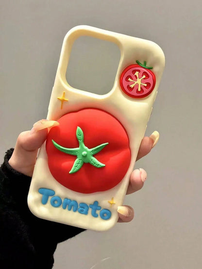 3D Silicone Cute Pink Floral Elements Flower Stand Retractable Phone Case Compatible With IPhone 16 Pro Max/15 Pro Max Cartoonish Creative Internet Celebrity Girly Anti-Drop Cover Spring Summer Waterp