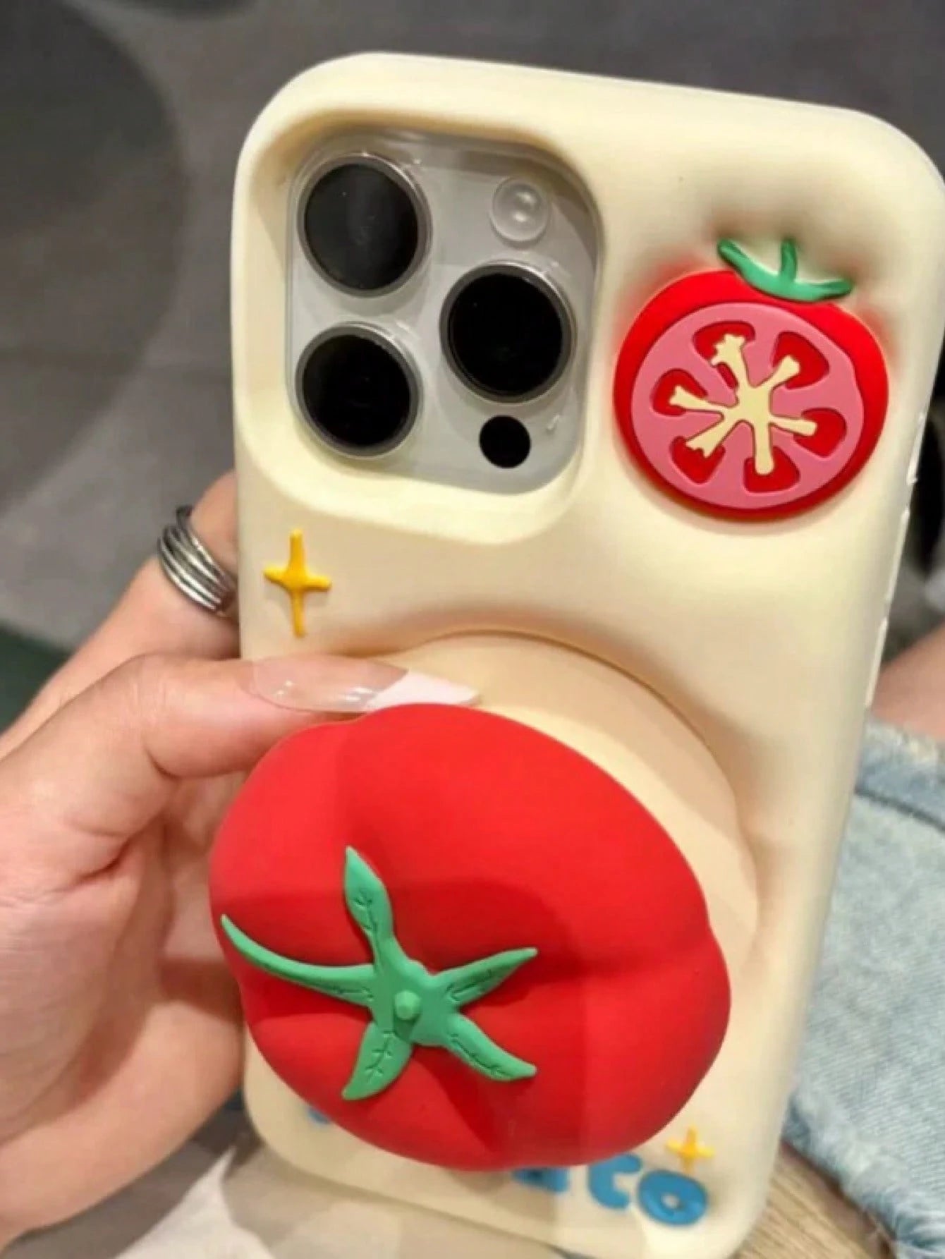 3D Silicone Cute Pink Floral Elements Flower Stand Retractable Phone Case Compatible With IPhone 16 Pro Max/15 Pro Max Cartoonish Creative Internet Celebrity Girly Anti-Drop Cover Spring Summer Waterp