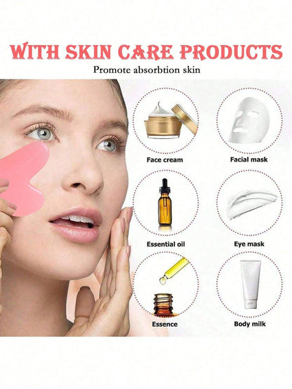 3pcs/1pc Ice Facial Roller Set, Facial Skincare Ice Roller, Facial Massage Tool, Silicone Ice Facial Roller, Quartz Roller, Relieve Facial And Eye Puffiness, Enhance Skincare Effect And Radiance, Suit
