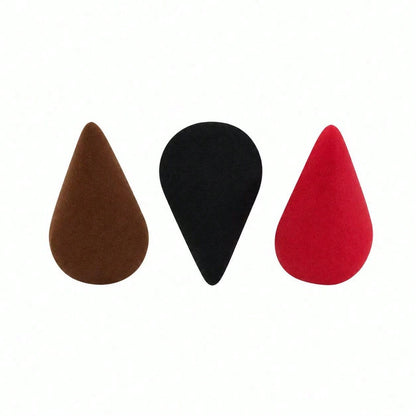 3pcs Makeup Sponges, Latex-Free, Reusable, Wet & Dry Use Teardrop Shape Makeup Sponge, Suitable For Foundation, Highlighter, Loose Powder