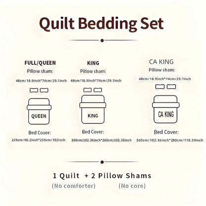 3pcs Princess Style Bedspread Set(1*Bedspread + 2*Pillowcases, Without Core), Suitable For All Seasons And Hand Washable, French Princess Bedspread Set