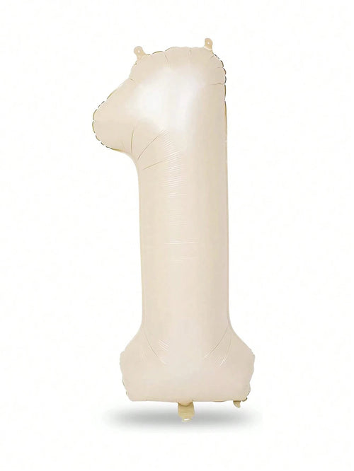 40 Inch Beige Balloon, Suitable For 1st Birthday Decoration, Boy Girl Party Anniversary Supplies, Baby Shower