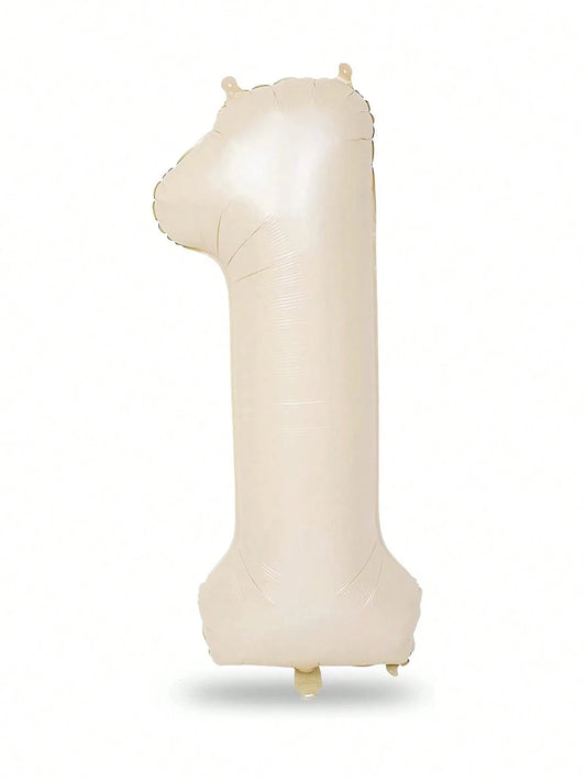 40 Inch Beige Balloon, Suitable For 1st Birthday Decoration, Boy Girl Party Anniversary Supplies, Baby Shower