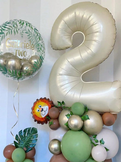 40 Inch Beige Balloon, Suitable For 1st Birthday Decoration, Boy Girl Party Anniversary Supplies, Baby Shower