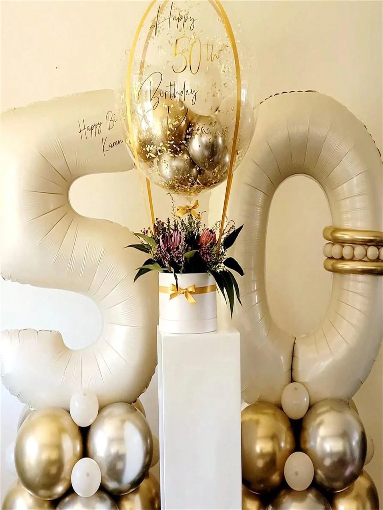 40 Inch Beige Balloon, Suitable For 1st Birthday Decoration, Boy Girl Party Anniversary Supplies, Baby Shower