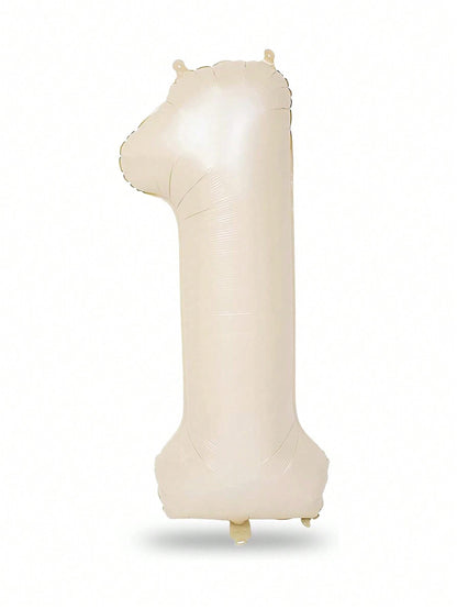40 Inch Beige Balloon, Suitable For 1st Birthday Decoration, Boy Girl Party Anniversary Supplies, Baby Shower