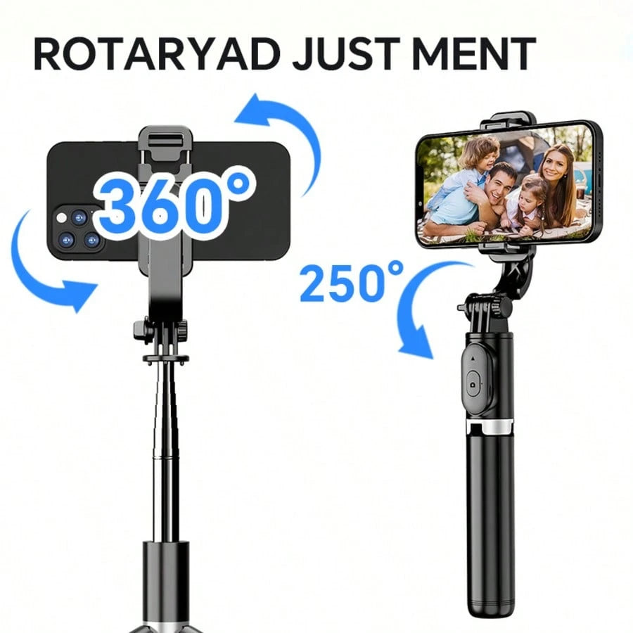 40-Inch Retractable Selfie Stick – Professional Floor Tripod For Live Streaming, With Wireless Remote, 360° Rotation, Stable Anti-Shake Design. Ideal For Travel Vlogs & Outdoor Live Streaming. Compati