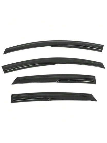 4PC Set Window Visors For 2013-2018 Fords' Fusion Window Rain Guards Smoked Aero JDM Wind Deflectors Stick On Sun Rain Wind Window Guards, A Useful Upgrade For The Valentine Season